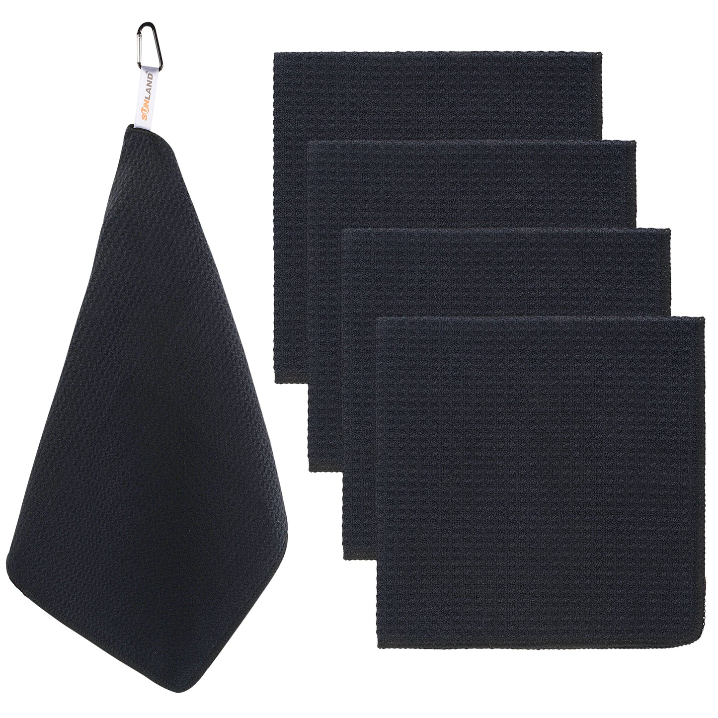 Microfiber Sweat Absorbing Handkerchief 12x12inch 6 Pack Sport Gym Daily Use Hankies for Wicking Sweat from Hands Face Body
