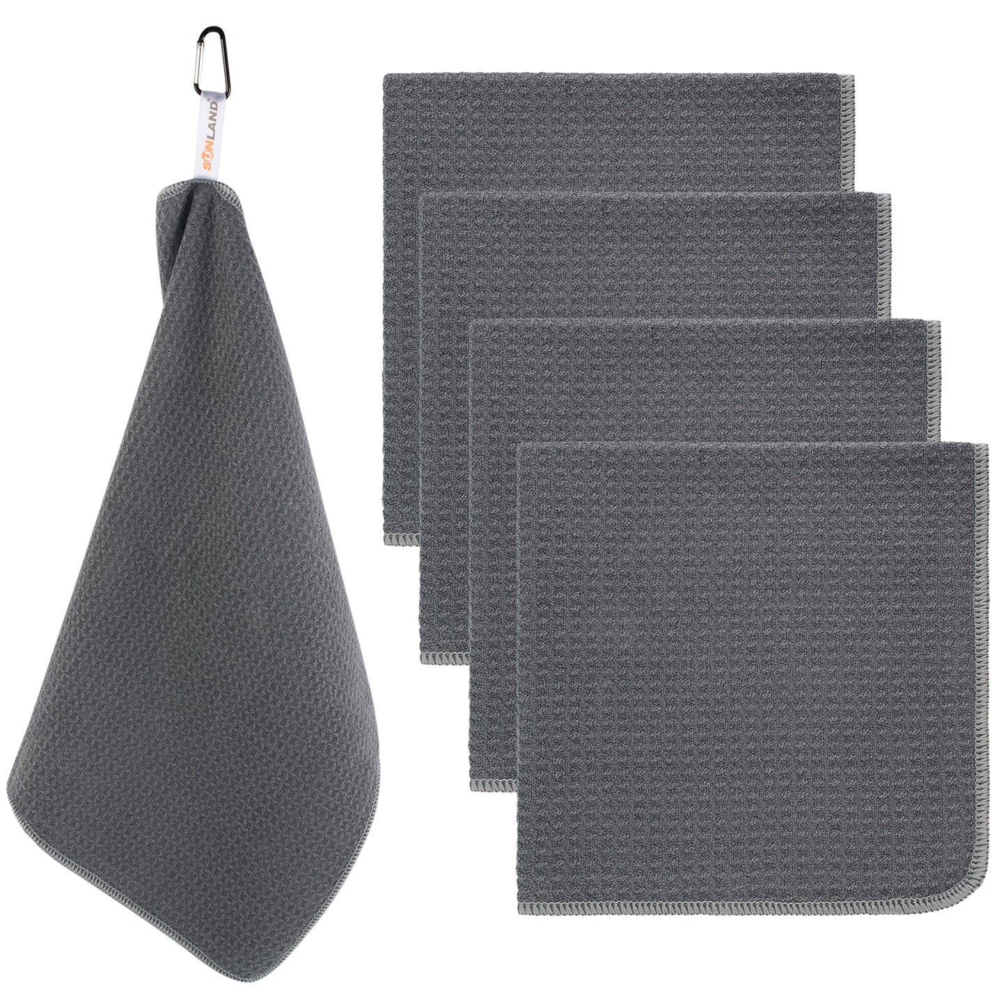 Microfiber Sweat Absorbing Handkerchief 12x12inch 6 Pack Sport Gym Daily Use Hankies for Wicking Sweat from Hands Face Body