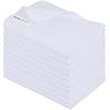 SINLAND Microfiber Kitchen Towel Premium Sublimation Blank Towels Fast Drying Tea Towel Polyester Dish Towels for Drying Dishes 16 Inch X 24 Inch 10 Pack White