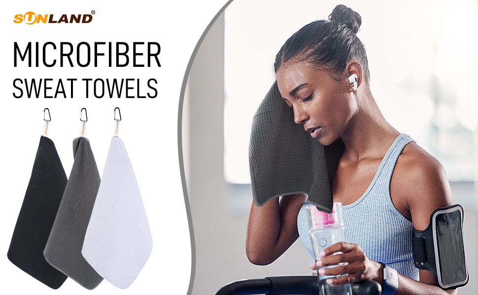 Microfiber Sweat Absorbing Handkerchief 12x12inch 6 Pack Sport Gym Daily Use Hankies for Wicking Sweat from Hands Face Body