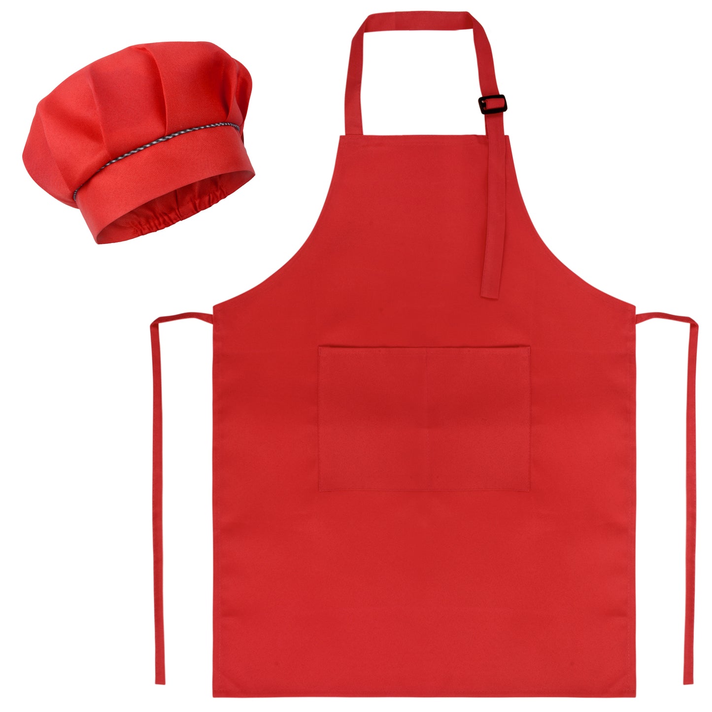 Kids Apron and Hat Set Children Chef Apron for Cooking Baking Painting